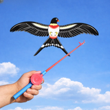 Kids Kite with Fishing-Rod Handle – 50 m Line, Fiberglass Frame & Easy Control