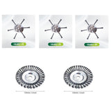 Brush Cutter Replacement Head – Steel Blades, 3 or 6 Pieces & Universal Fit