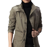 Enhanced Product Title: "Elegante Winddichte Jacke für Damen – Stilvolle, Wetterfeste Outdoor-Bekleidung mit Atmungsaktivität und Komfort" 

This title includes relevant keywords while providing more detail about the product, which can help improve visibi