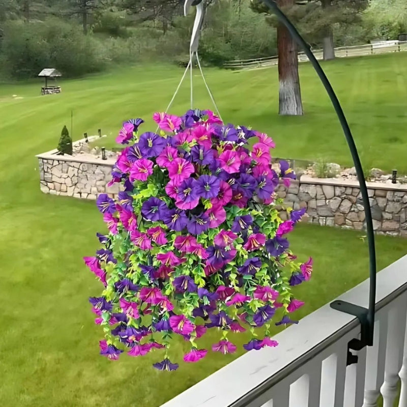 Enhanced Product Title: "Künstlicher Hängeblumenstrauß für Balkon & Garten – Langlebige Dekoration für Innen und Außen" 

This title includes relevant keywords while emphasizing the product's durability and versatility for both indoor and outdoor use, whi