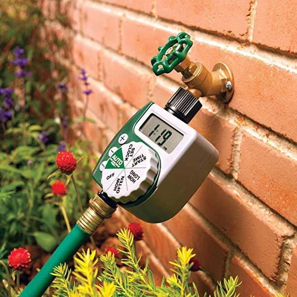 Garden Watering Timer – LCD Display, Programmable Cycles & Waterproof