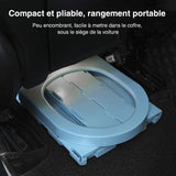 Portable Folding Camping Toilet – ABS Plastic, 180kg Capacity & 5cm Fold-Flat Design