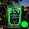 Glow-in-the-Dark Garden Pebbles – Solar-Charged Resin, 10-Hour Glow, Garden & Aquarium Safe
