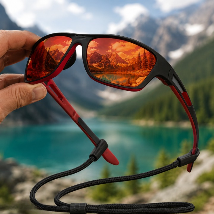 Unisex Polarized Sport Sunglasses – UV400 Protection, Scratch-Resistant & Lightweight