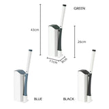 Disposable Toilet Brush – Replaceable Sponge Heads, 99.9% Bacteria Removal & Wall Mount Holder