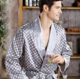 Satin Deluxe Robe – Trendy Satin Bathrobe