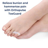 ToeGuard Orthopedic Toe Spacers | Bunionette Corrector - Little Toe Straightener - for Bunions - Hammertoe and Toe Alignment Bowlift
