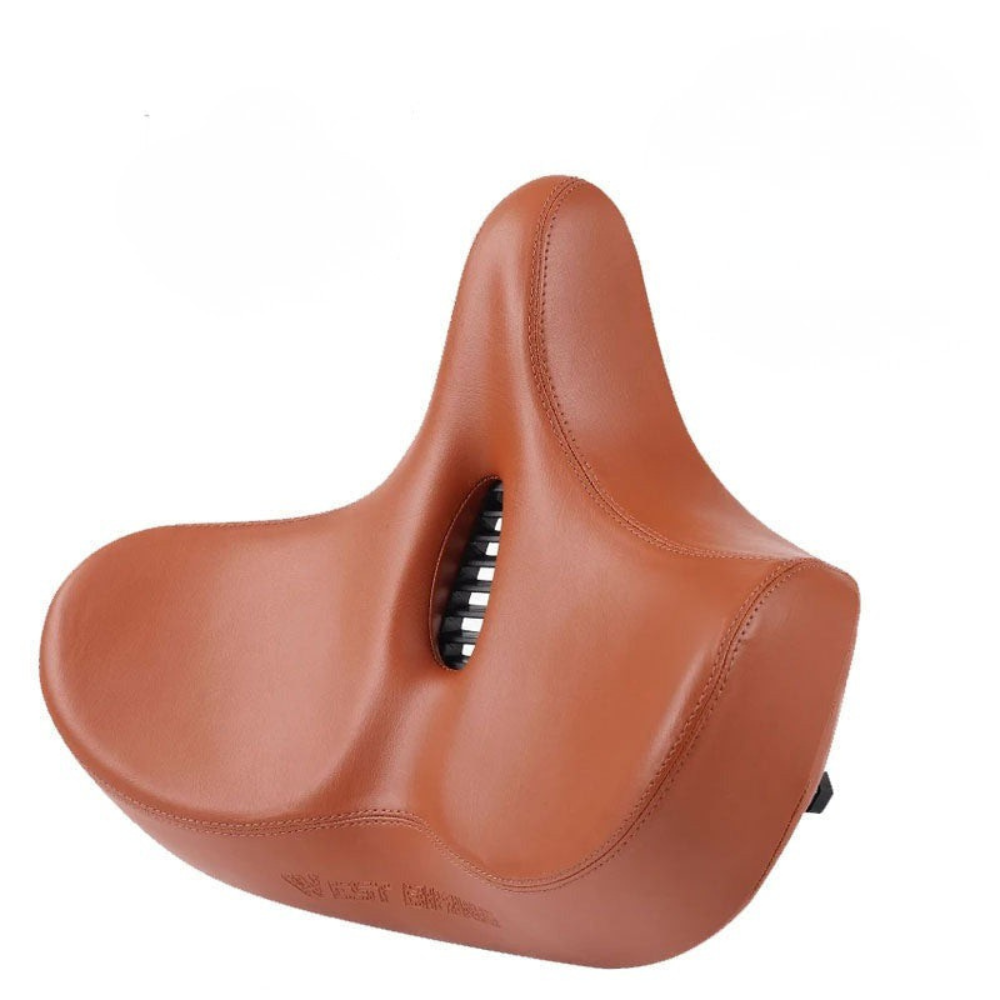Extra Wide Bike Saddle – Ergonomic, Breathable & Shock-Absorbing, Universal Fit
