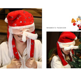 Cozy Plush Christmas Hat - Festive Holiday Party Accessory for Adults & Kids