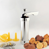 Premium Gebäckpresse Set – Versatile Cookie Press with Multiple Nozzles for Perfectly Shaped Cookies and Pastries