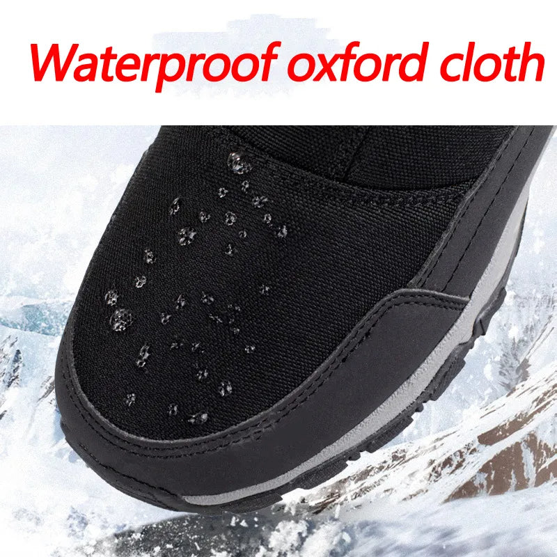 Warm Mid-Height Winter Snow Boots