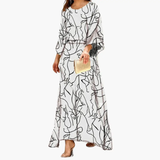 Women's Maxi Dress – Boho Print, Relaxed Fit & Summer Style