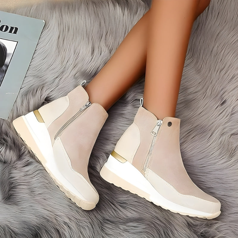 Orthopedic Leather Women's Ankle Boots – Emma