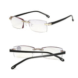 Reading Glasses with Blue Light Filter – Rimless TR90, 17g & +1.0 to +4.0