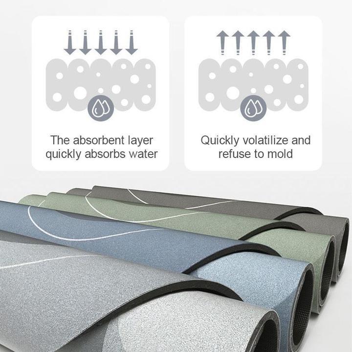 Fast-Drying, Super Absorbent Bath Mat - AquaComfort