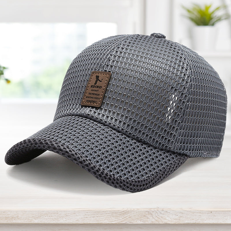Mesh Baseball Cap Breathable Adjustable