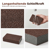 Aluminium Oxide Scouring Sponge – Heavy-Duty, Removable Handle & 5-Pack
