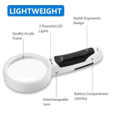 BowLift | 20X  magnifying glass with LED light