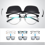 Polarized Clip-On Sunglasses – Flip-Up, UV400 Protection & Lightweight Magnesium