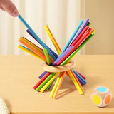 Holz-Kugelturm-Spiel für Kinder – Fördert Konzentration & Feinmotorik | Spielzeug aus Holz
