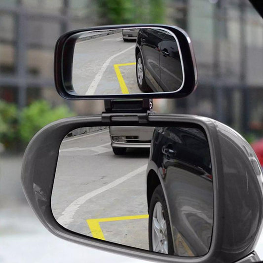 Adjustable Blind Spot Mirror – Universal Fit, Wide-Angle & Stick-On Install