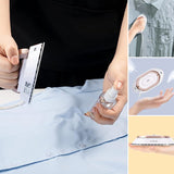 Mini Travel Iron – Ceramic Diamond Soleplate, Dual Voltage & 2-Min Heat-Up