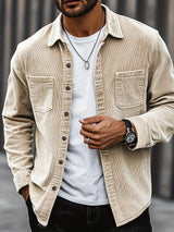 Johan™ Men's Corduroy Shirt Jacket - Stylish & Versatile Outerwear for Every Season