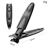 Foldable Nail Clipper – 420J2 Stainless Steel, Ultra-Thin 0.5cm & Keychain