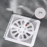 Disposable Drain Hair Catcher Stickers – 10-Pack, Waterproof Mesh & 10×10cm