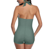 Backless Women's Swimsuit with Padded Cups – Zaya