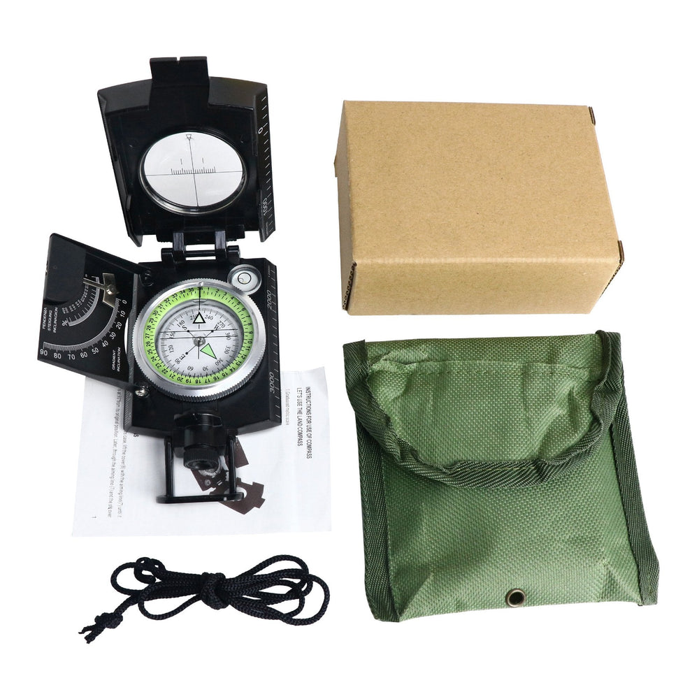 Enhanced Product Title: "Präziser Militär-Kompass mit Klinometer – Stromlose Navigation für Outdoor-Abenteuer" 

This title emphasizes precision and outdoor use while maintaining relevant keywords for better visibility in Google Shopping.