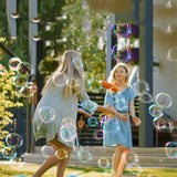 Bubble Machine – 26 Nozzles, 2000+ Bubbles/Min & Rechargeable Portable