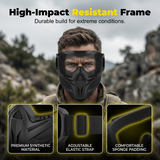 Multifunctional Face Shield – Polycarbonate, Detachable Goggles & Anti-Fog Vents