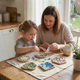 Mosaic Coaster Craft Kit – 12 Designs, Complete Materials & Ages 6+
