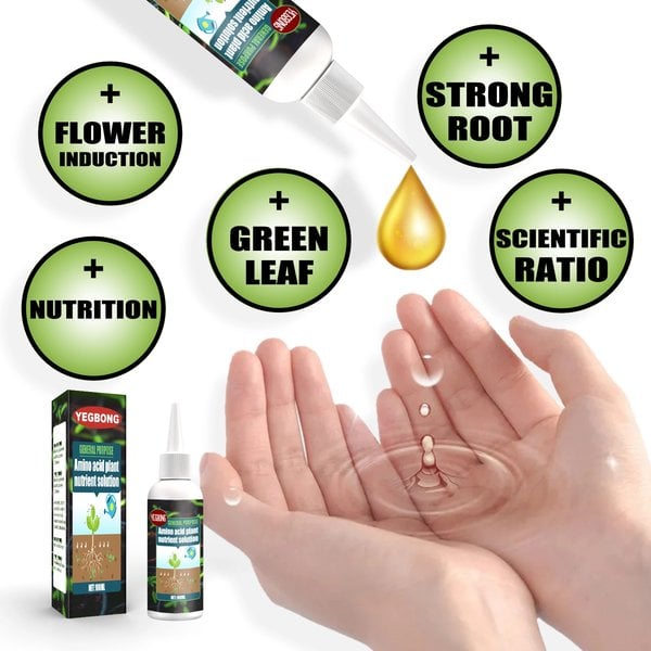 Amino Acid Plant Fertilizer – 30ml Concentrate, Growth Booster for Balcony Plants