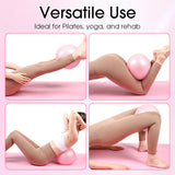 Pilates Exercise Ball – Anti-Burst PVC, 15cm & 25cm with Hand Pump