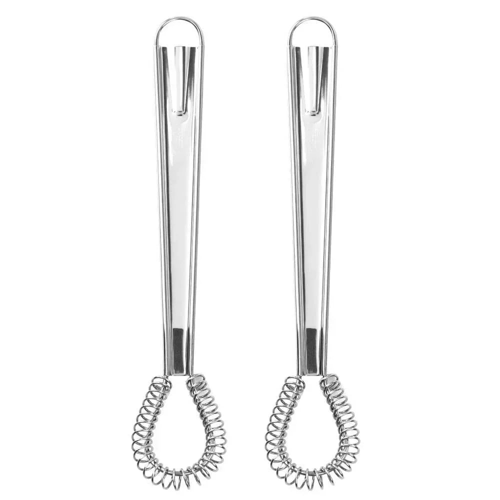 Stainless Steel Spring Whisk – Coil Spring Mechanism, Lump-Free Sauces & Easy Clean