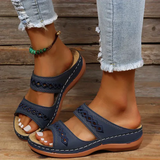 Women's Orthopedic Wedge Sandals – Arch Support, Memory Foam & Non-Slip Rubber Sole