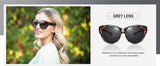 Cat-Eye Sunglasses – Polarized UV400 Lenses, Lightweight Frame & 9 Colors