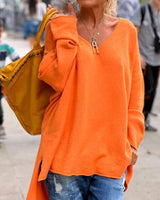 Oversized Women's Sweater - Alina Autumn Magic