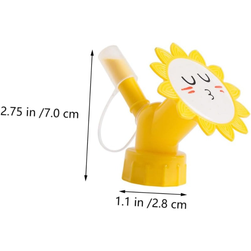 Sunflower Bottle Watering Spouts – 6-Pack, Plastic & Universal Bottle Fit