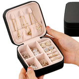Mothers Day Jewelry Box Travel Organizer Case Zipper