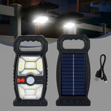 Solar Motion Sensor Light – Clamp Mount, 3 Modes & Solar/USB Charging