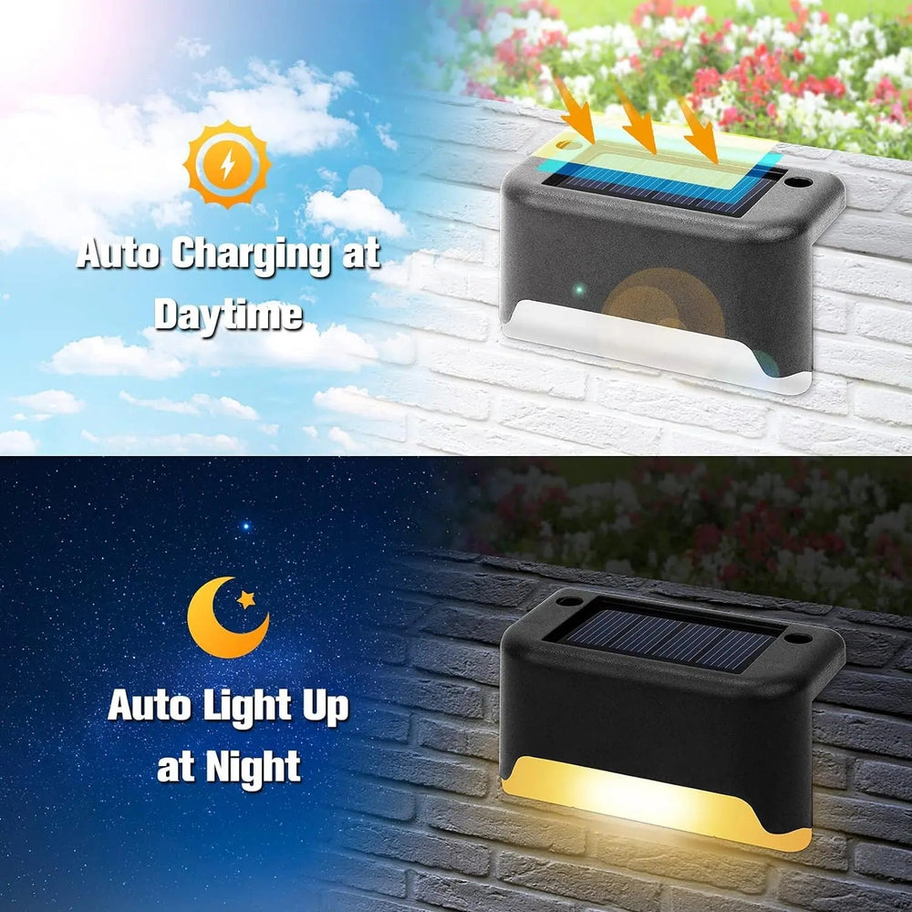 Enhanced Product Title: "4er-Set Wetterfeste Solar-Terrassenlichter – Energiesparendes Außenlicht für Garten und Terrasse" 

This title includes relevant keywords and phrases that can improve visibility on Google Shopping while clearly describing the prod