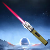 Windproof Jet Flame Gas Lighter – Refillable, 360° Nozzle, Metal Body