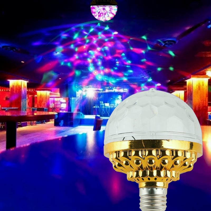 LED Party Light Bulb – E27, Multicolor Effects & Plug-and-Play