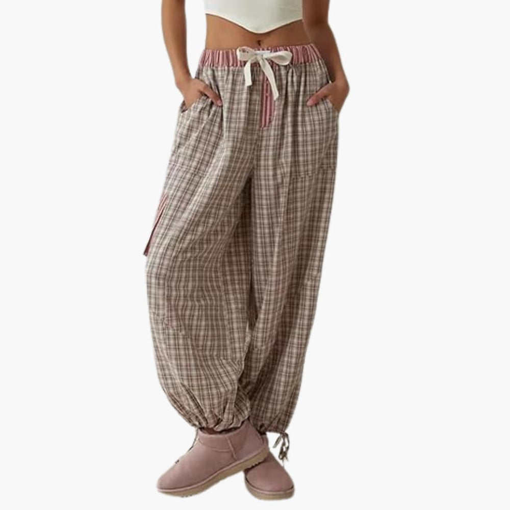 Women's Pajama Set – Button Top & Elastic Pants