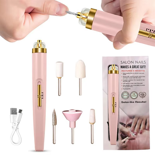 5-in-1 Electric Nail Polisher with LED Light
