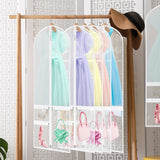 5-Pack Foldable Dance Garment Bags with Zippered Accessory Pockets – Perfect for Costumes and Dance Gear Storage