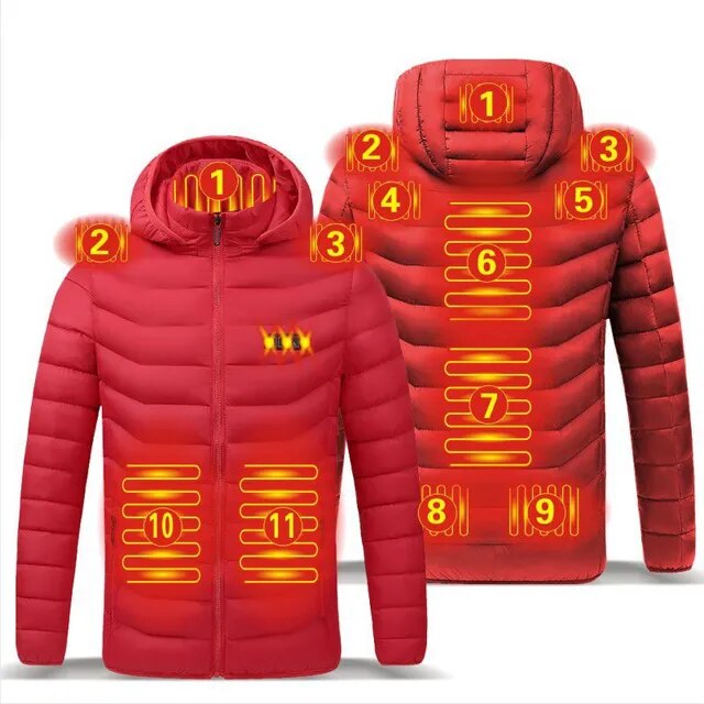 Smart Heated Jacket – USB Thermostat Coat